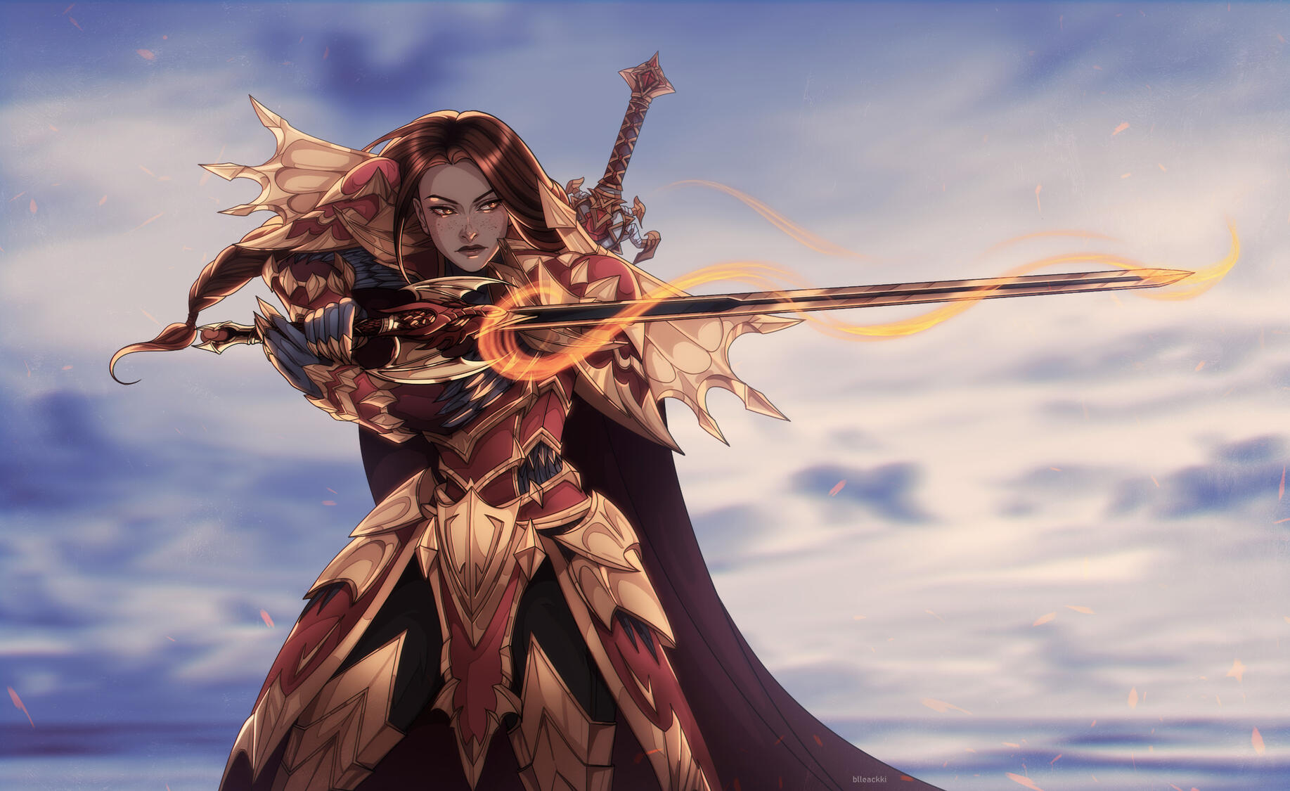 armor (or more detailed character design)+ bg | $110-130